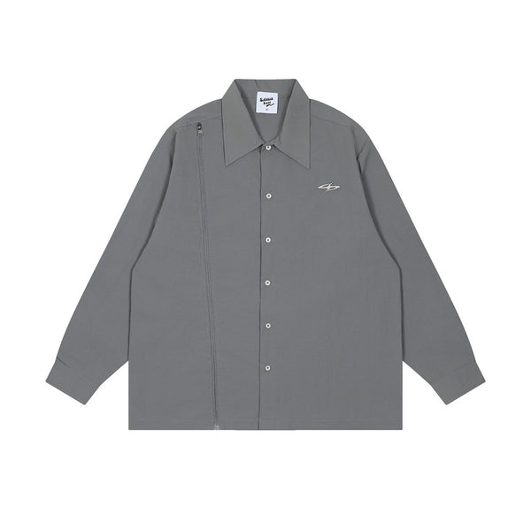 Camisa Holgada de Manga Larga para Hombre