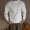Camisa Raglan Vintage de Algodón para Hombre - Manga Larga Otoño