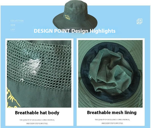 Gorro Bucket Protección UV para Hombre - Ideal para Viajes y Actividades al Aire Libre - Image 16