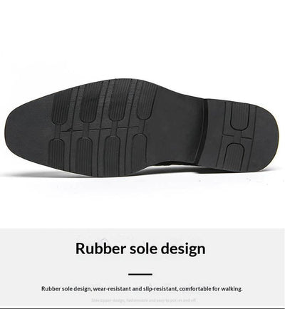 Zapatos de Cuero para Hombre Estilo Coreano con Patrón Cocodrilo y Borlas - Image 9