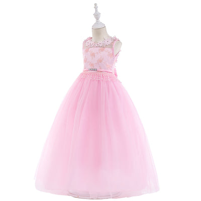 Vestido de Gala Infantil con Encaje - Traje de Concierto para Niñas - Image 24