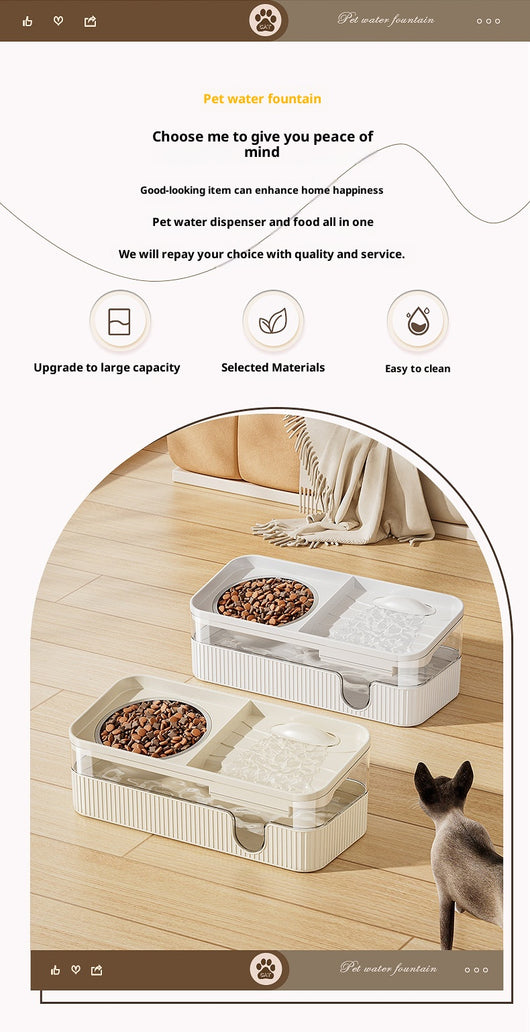 Dispensador Automático de Agua y Alimento para Gatos con Filtración Continua - Image 18