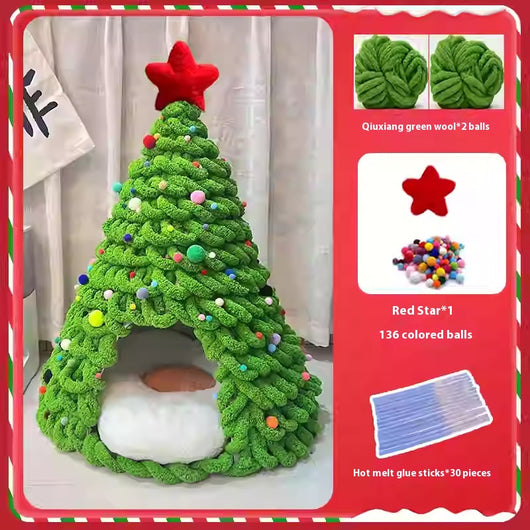 Nido Árbol Navideño para Gatos - Kit DIY Hecho a Mano - Image 12