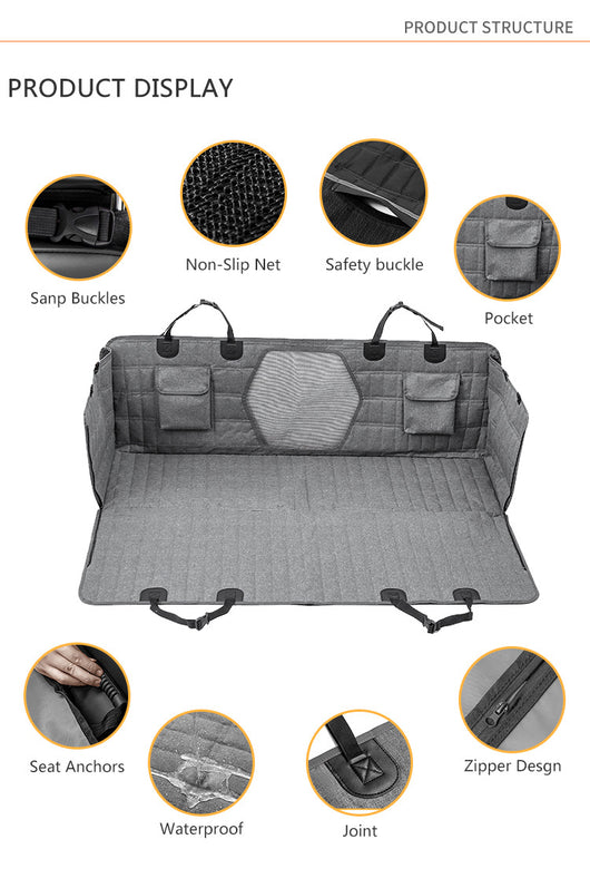 Protector Universal para Asiento Trasero de Vehículo Resistente al Agua y Suciedad para Mascotas - Image 23