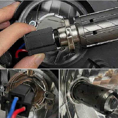 Accesorios de Conversión de Faros LED con Lente Integrada de Luz Larga y Corta - Image 5