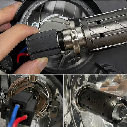 Accesorios de Conversión de Faros LED con Lente Integrada de Luz Larga y Corta - Image 5