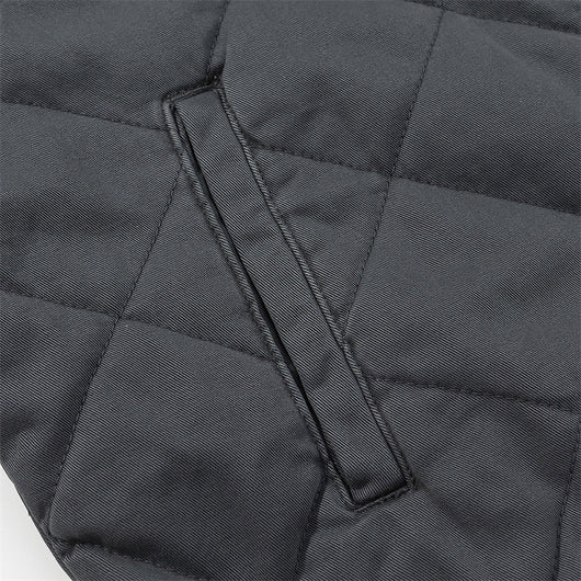 Chaqueta Acolchada de Algodón con Cuello Redondo y Diamantes Clásicos - Image 11