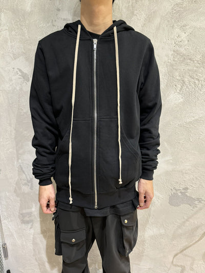 Sudadera Negra con Capucha y Cierre para Hombre - Image 16