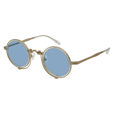Gafas de Sol Polarizadas Retro Circulares Estilo República - Image 13