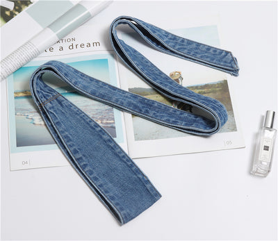 Pantalón Denim con Detalle de Moño - Lavado Moderno para Mujer - Image 2