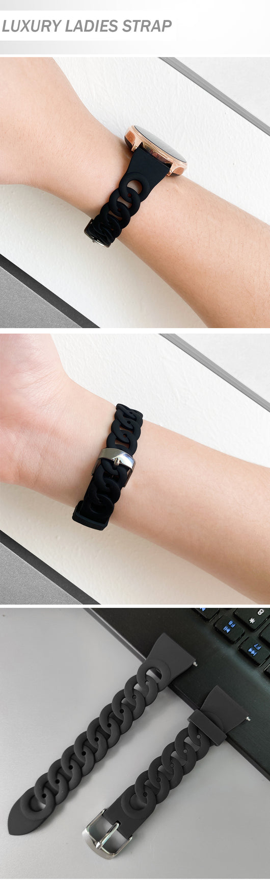 Pulsera Inteligente Universal de Silicona para Smartwatch - Image 18