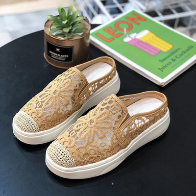 Zapatos de Moda Cómodos con Punta Redonda y Tejido Transpirable - Image 6