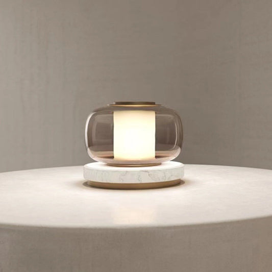 Lámpara de Escritorio Minimalista en Vidrio Artístico - Image 2