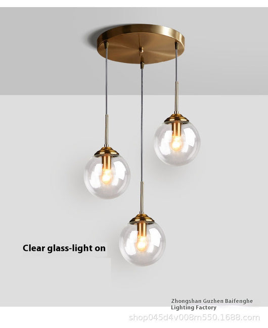 Lámpara de Techo Colgante Esférica de Cristal Moderno - Image 20