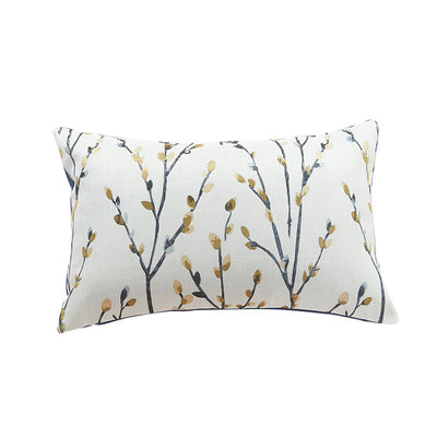 Funda de Almohada Floral con Hojas y Plantas - Image 5