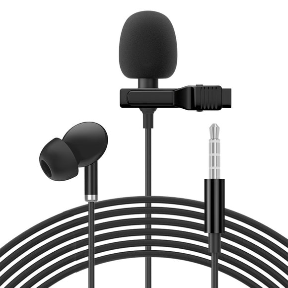 Micrófono Lavalier HD para Smartphone, Cámara y Grabación Profesional