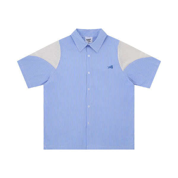 Playera Deportiva Hombre Rayas Verticales Transpirable Corte Holgado
