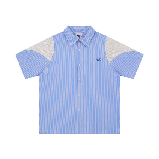 Playera Deportiva Hombre Rayas Verticales Transpirable Corte Holgado