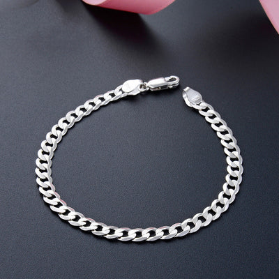 Pulsera de Plata para Hombre Estilo Látigo Trenzado - Image 6