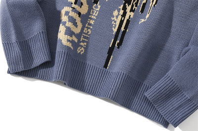 Suéter Tejido Jacquard con Patrón de Mariposas para Mujer - Image 7