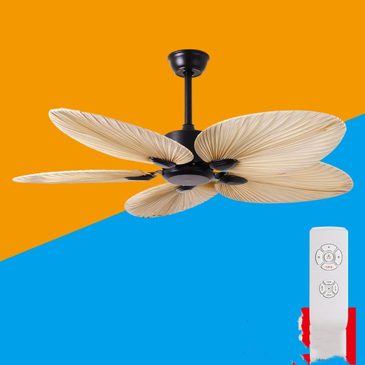 Ventilador de Techo Kwai Leaf Light con Diseño Tradicional - Image 7