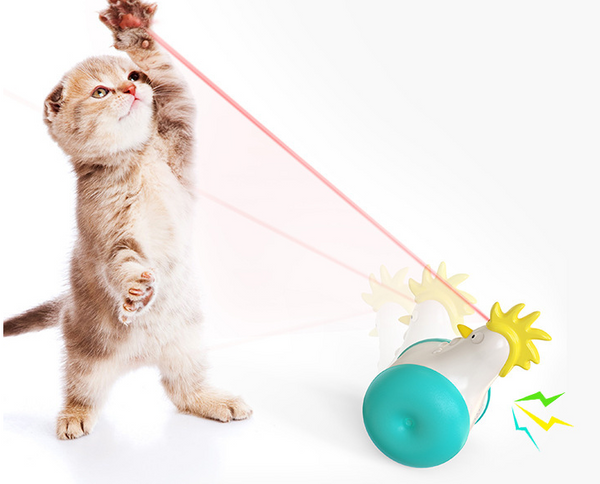 Juguete Interactivo para Gatos con Láser y Sonidos Realistas