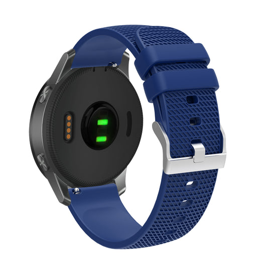 Correa de Silicona con Patrón de Cuadrícula para Vivoactive4 GTS GT3 - Image 20