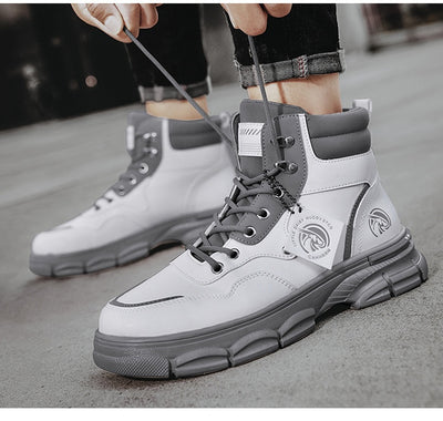 Botas Martin Altas Estilo Británico Casual para Hombre - Image 18