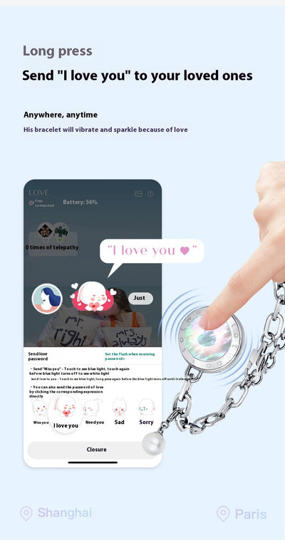 Pulsera Inteligente Inductiva para Parejas con Control Remoto - Image 7