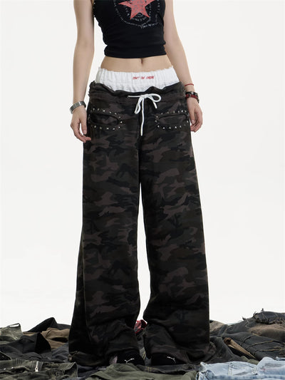 Pantalones Deportivos Casuales a Rayas para Mujer - Image 4