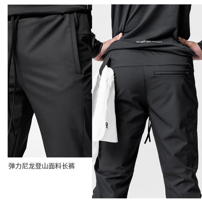 Pantalones Deportivos Hombre Secado Rápido Ajuste Tobillo Fit Casual - Image 23