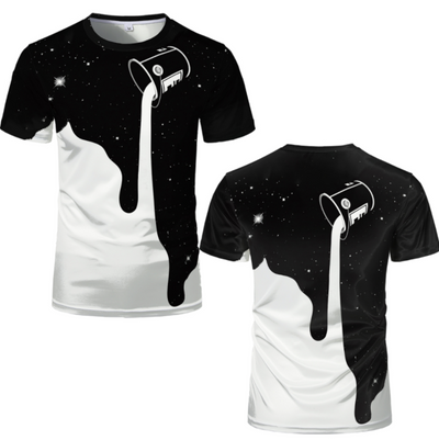 Camiseta Estampada Pour Drink Art 3D - Image 7