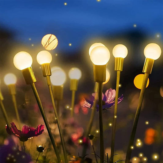 Luces Solares Decorativas LED Luciérnaga para Jardín - Iluminación Navideña Exterior