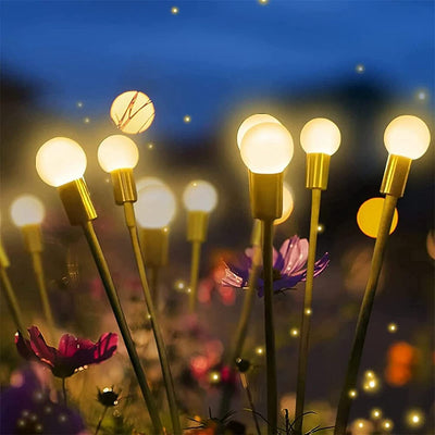 Luces Solares Decorativas LED Luciérnaga para Jardín - Iluminación Navideña Exterior