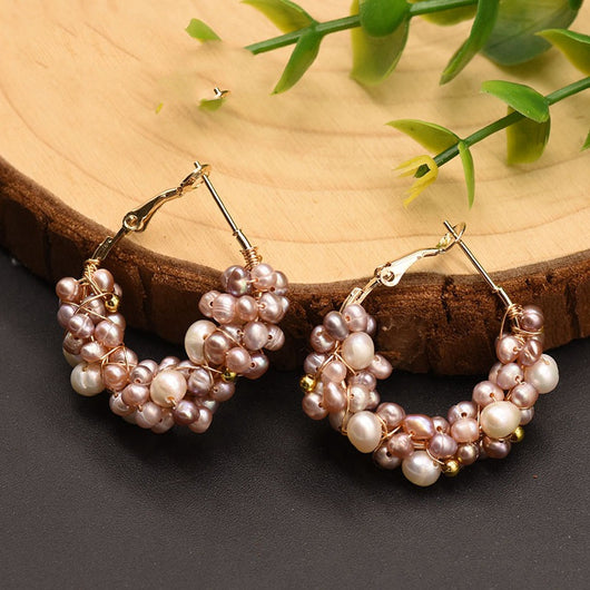 Aretes de Perlas de Agua Dulce Natural - Image 7