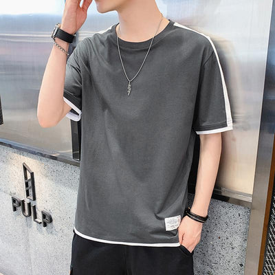 Camiseta Clásica de Algodón para Hombre - Cuello Redondo Manga Corta - Image 6