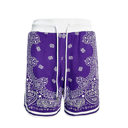 Shorts Deportivos Holgados Casuales Estampado Flor de Marañón para Hombre - Image 4