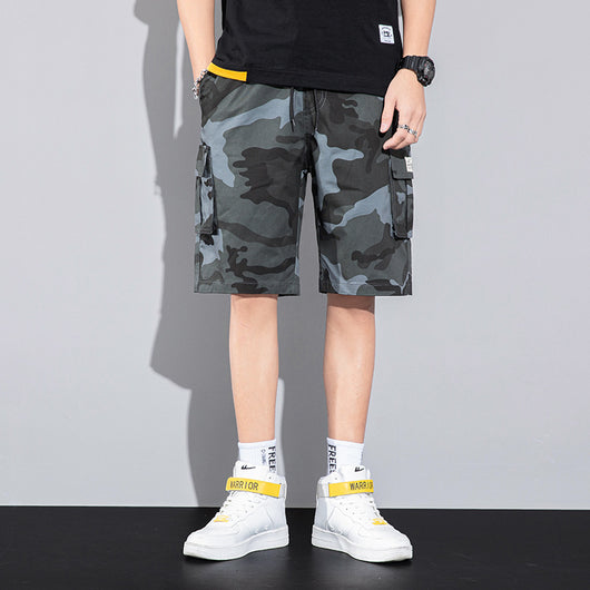 Pantalones Cortos Overol Hombre Estilo Verano - Diseño Suelto Trendy - Image 8