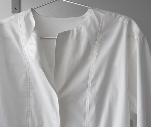 Blusa Suelta de Cuello Redondo con Mangas Linterna - Blanco para Mujer - Image 22