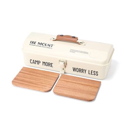 Caja de Herramientas para Camping Outdoor con Compartimentos y Stickers - Image 5