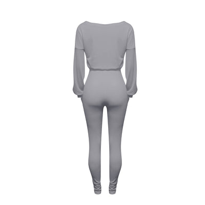 Conjunto Athleisure Acanalado para Mujer - Estilo Otoño - Image 27