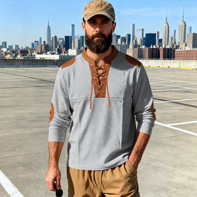 Camiseta Casual de Manga Larga con Cuello Ajustable - Image 10