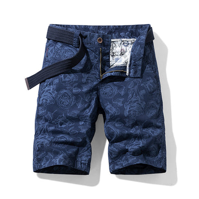 Pantalones Cortos Hombre Estilo Coreano Tendencia Verano - Image 9