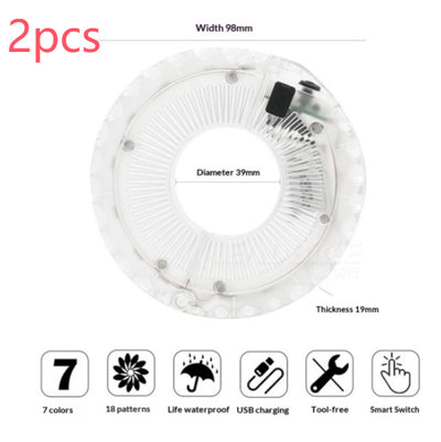 Luz LED para Ruedas de Bicicleta de Equilibrio - Accesorios de Seguridad Nocturna - Image 8