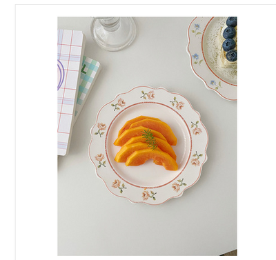 Plato Llano Cerámica Estilo Japonés Tulipán - Diseño Elegante y Funcional - Image 25