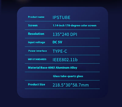 Reloj de Escritorio con Tubo de Aluminio y Lámpara Nocturna Destiny Stone Gate - Image 8