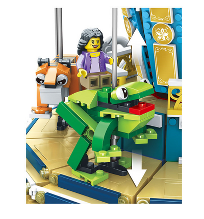 Bloques de Construcción Carrusel - Juguete Educativo para Niños - Image 9