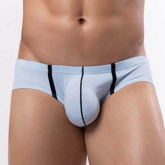 Bóxer Masculino Transpirable de Seda de Hielo con Malla Sensual - Image 7