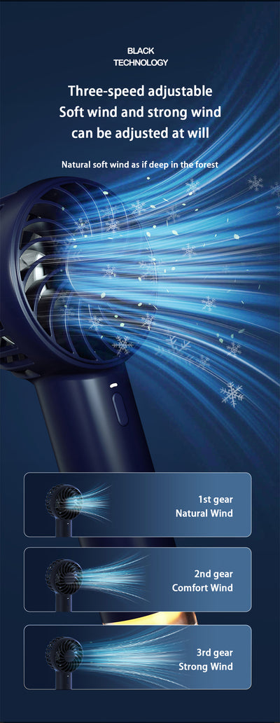 Ventilador Portátil Abejita con Luz LED y Batería Recargable - Image 10