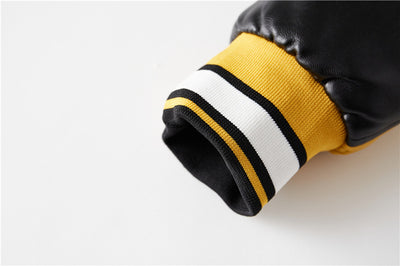 Chaqueta de Cuero PU Estilo Motociclista Británico para Hombre - Image 16